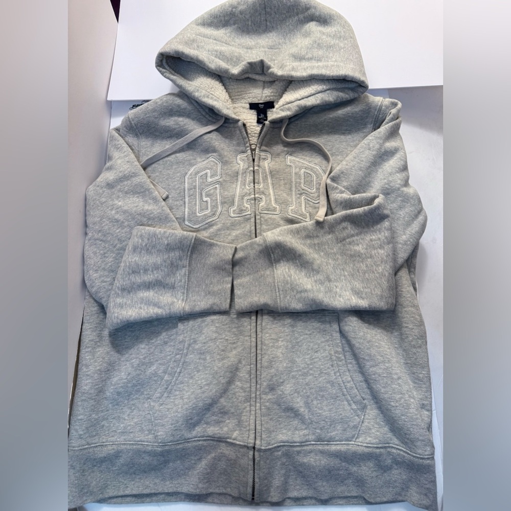 GAP Light Gray Hoodie with Logo